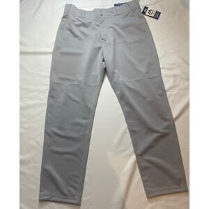 Majestic Adult XL Premium Baseball Pants NWT-Grey